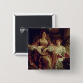 Das Duo (Öl auf Leinwand) Button (Vorne & Hinten)