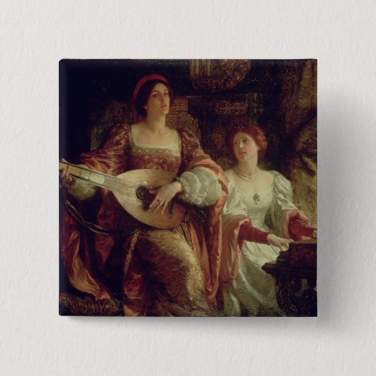 Das Duo (Öl auf Leinwand) Button (Vorderseite)