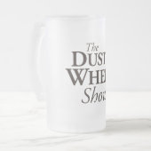 Das Dusty Wheel: Tasse des Mattierten Titels (Vorderseite Links)