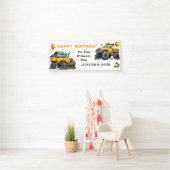 Das dynamische Due Safari Monster Truck Twins Part Banner (Insitu)