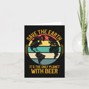 Das Earth Day Shirt Rette die Erde als einzigen Pl Karte