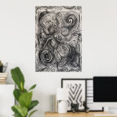 Das Echo eines Berges Poster (Heimbüro)