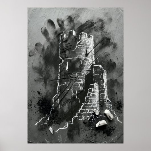 Das Echo eines Berges Poster (Vorne)