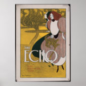 Das Echo von Will H. Bradley Poster (Vorne)