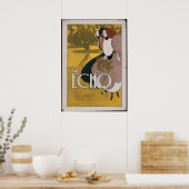 Das Echo von Will H. Bradley Poster (Küche)