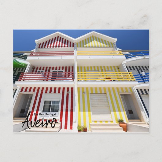 Das echte Portugal - Aveiro Postkarte (Vorderseite)