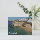 Das echte Portugal-Carvoeiro, die Algarve Postkarte (Stehend Vorderseite)