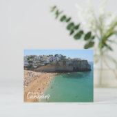 Das echte Portugal-Carvoeiro, die Algarve Postkarte (Stehend Vorderseite)