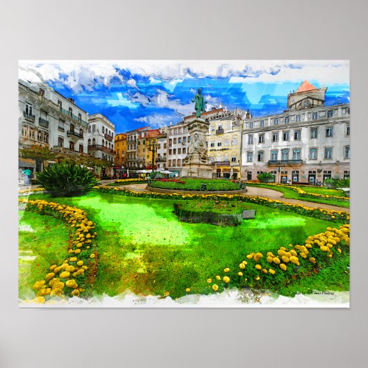 Das echte Portugal - Coimbra Poster (Vorne)