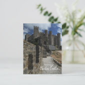 Das echte Portugal - das dunkle Schloss von Obidos Postkarte (Stehend Vorderseite)