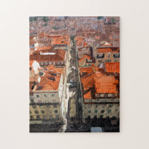Das echte Portugal- Lissabon Malerei Puzzle