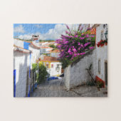 Das echte Portugal-Obidos Castled Village Puzzle (Horizontal)