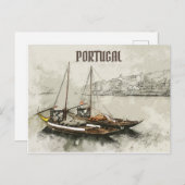 Das echte Portugal - Porto Postkarte (Vorne/Hinten)