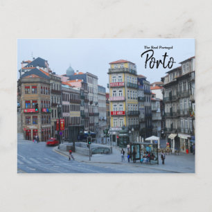 Das echte Portugal-Porto Postkarte