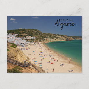 Das echte Portugal-Salema, die Algarve Postkarte
