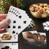 Das echte Skript-Foto-Hochzeitsgeschenk Spielkarten (In Situ)
