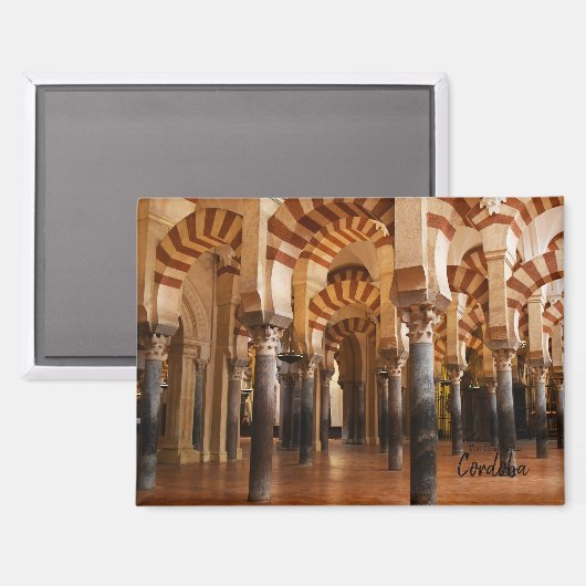 Das echte Spanien Cordoba Magnet (Vorderseite/Rückseite)