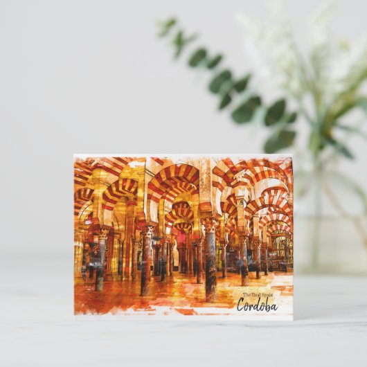 Das echte Spanien Cordoba Postkarte (Stehend Vorderseite)
