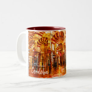 Das echte Spanien Cordoba Zweifarbige Tasse