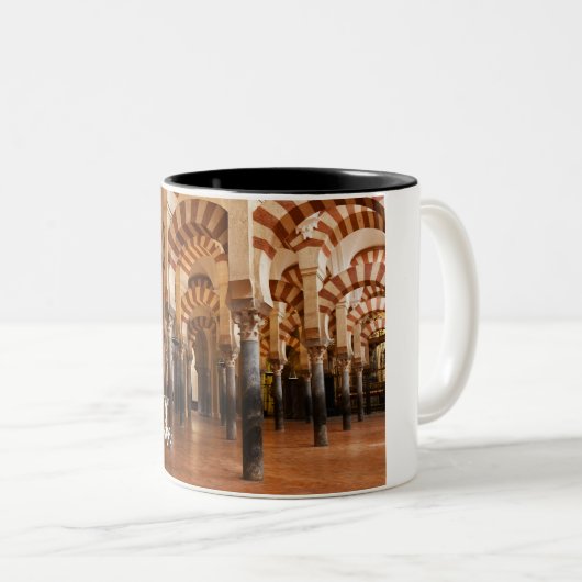 Das echte Spanien Cordoba Zweifarbige Tasse (VorderseiteRechts)