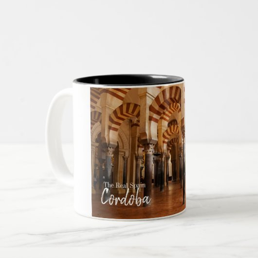 Das echte Spanien Cordoba Zweifarbige Tasse (Vorderseite Links)