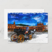 Das echte Spanien - die Postkarte von Sevilla (Vorne/Hinten)