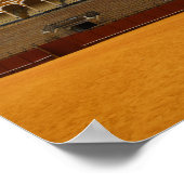 Das echte Spanien - die Stierkampfarena von Sevill Poster (Ecke)