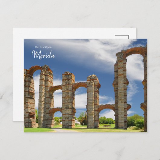 Das echte Spanien Merida Postkarte (Vorne/Hinten)