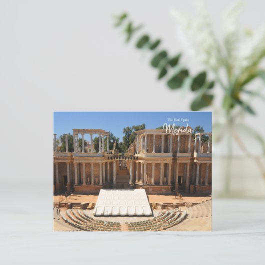 Das echte Spanien Merida Postkarte (Stehend Vorderseite)