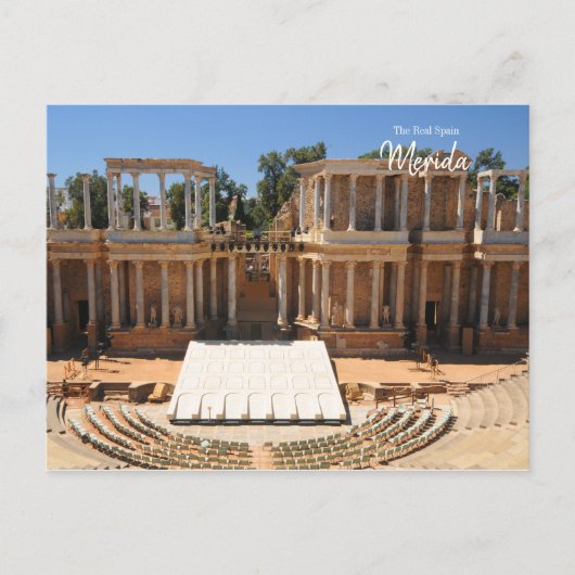 Das echte Spanien Merida Postkarte (Vorderseite)