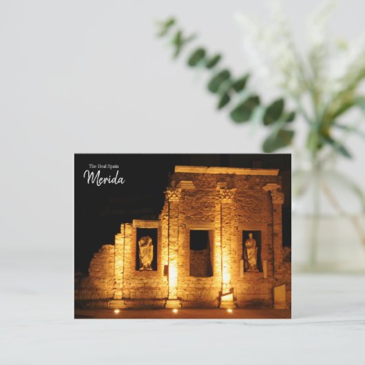 Das echte Spanien Merida Postkarte (Stehend Vorderseite)