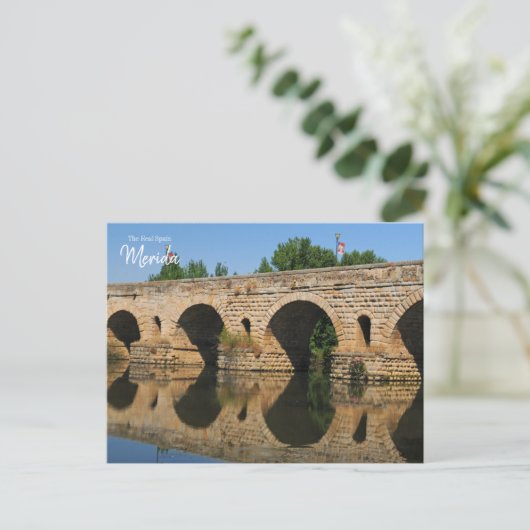 Das echte Spanien Merida Postkarte (Stehend Vorderseite)