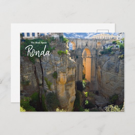 Das echte Spanien - Ronda Postkarte (Vorne/Hinten)