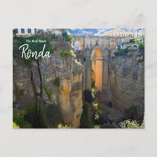 Das echte Spanien - Ronda Postkarte (Vorderseite)