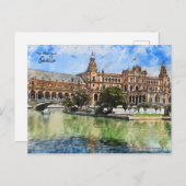 Das echte Spanien - Sevilla Postkarte (Vorne/Hinten)