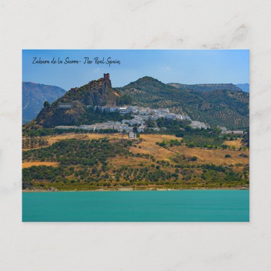 Das echte Spanien - Zahara de la Sierra Postkarte (Vorderseite)