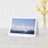 Das Ecketregatta Karte (Gelbe Blume)