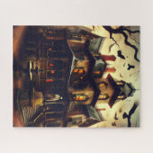 Das Edgar Allan Poe Macabre Mansion Puzzle (Horizontal)