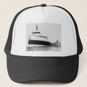 Das Edmund Fitzgerald Vintage Great Lakes Schiff Truckerkappe