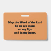 Das ehrwürdige Abzeichen "Bede Preaching" (P 008;  Ausweis (Rückseite)