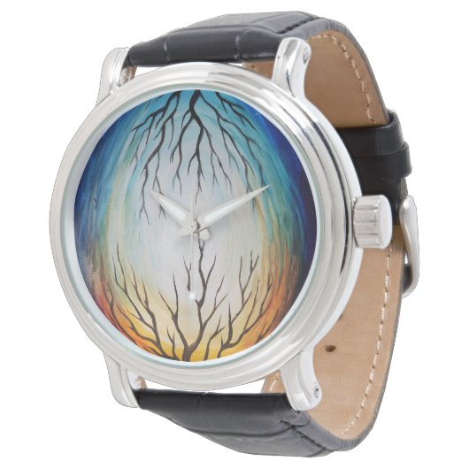 Das Ei Armbanduhr (Schrägansicht)