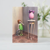 Das Ei (Version mit dem kleinen Mädchen) Ankündigung (Stehend Vorderseite)