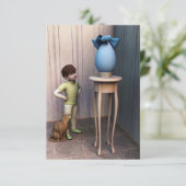 Das Ei (Version mit kleinem Jungen) Ankündigung (Stehend Vorderseite)