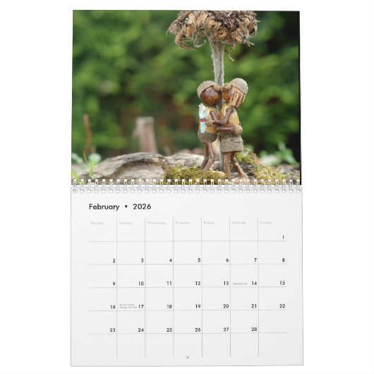 Das Eichenvolk des Shirebrook Tals 2024 Kalender (Feb 2026)