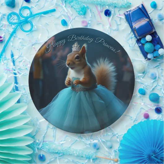 Das Eichhörnchen der Prinzessin Pappteller (Party)