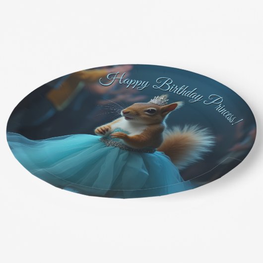 Das Eichhörnchen der Prinzessin Pappteller (Schrägansicht)