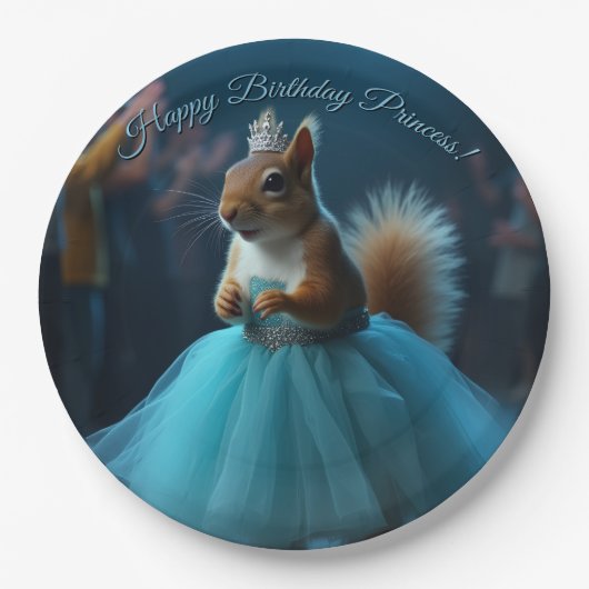 Das Eichhörnchen der Prinzessin Pappteller (Vorderseite)