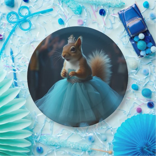 Das Eichhörnchen der Prinzessin Pappteller (Party)