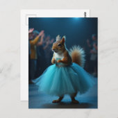 Das Eichhörnchen der Prinzessin Postkarte (Vorne/Hinten)