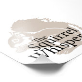 Das Eichhörnchen flüstert Fotodruck (Ecke)